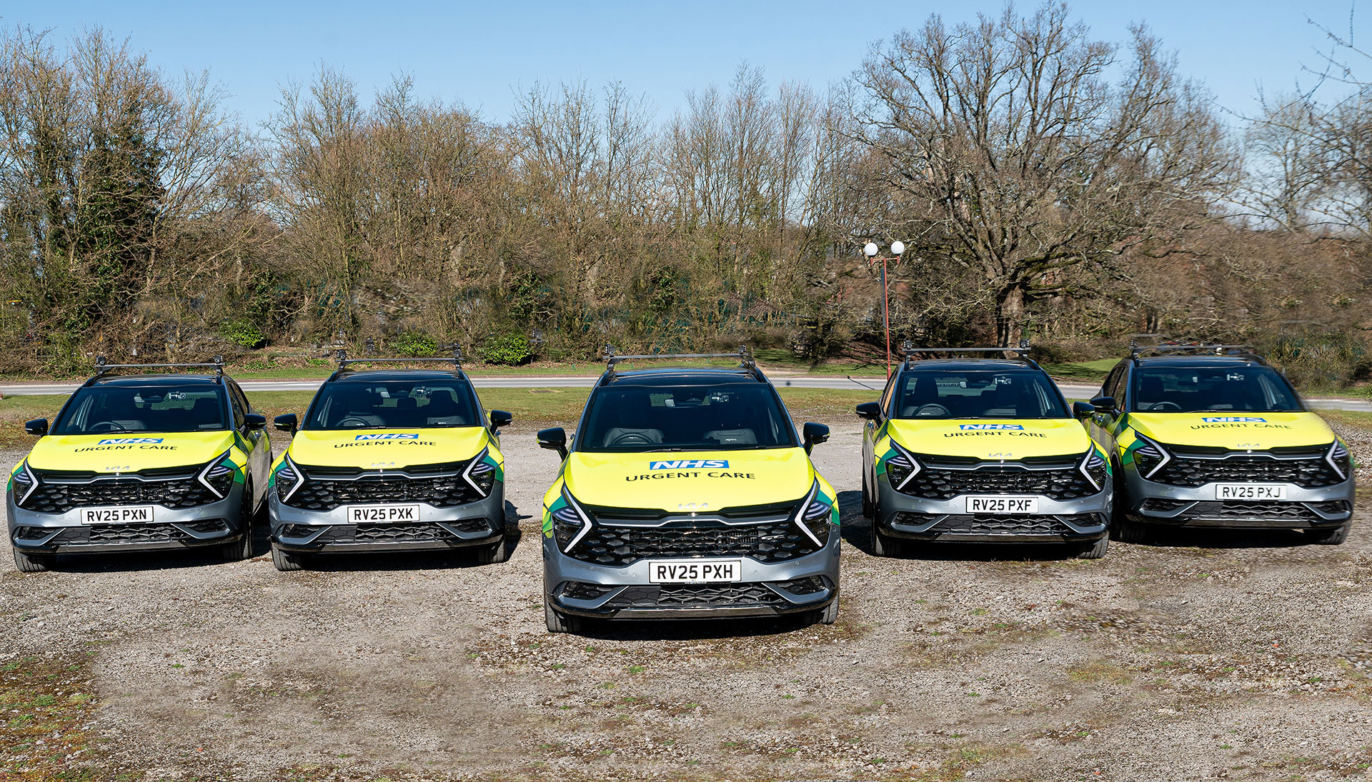 Medvivo's latest batch of Kia Sportgaes from Ogilvie Fleet